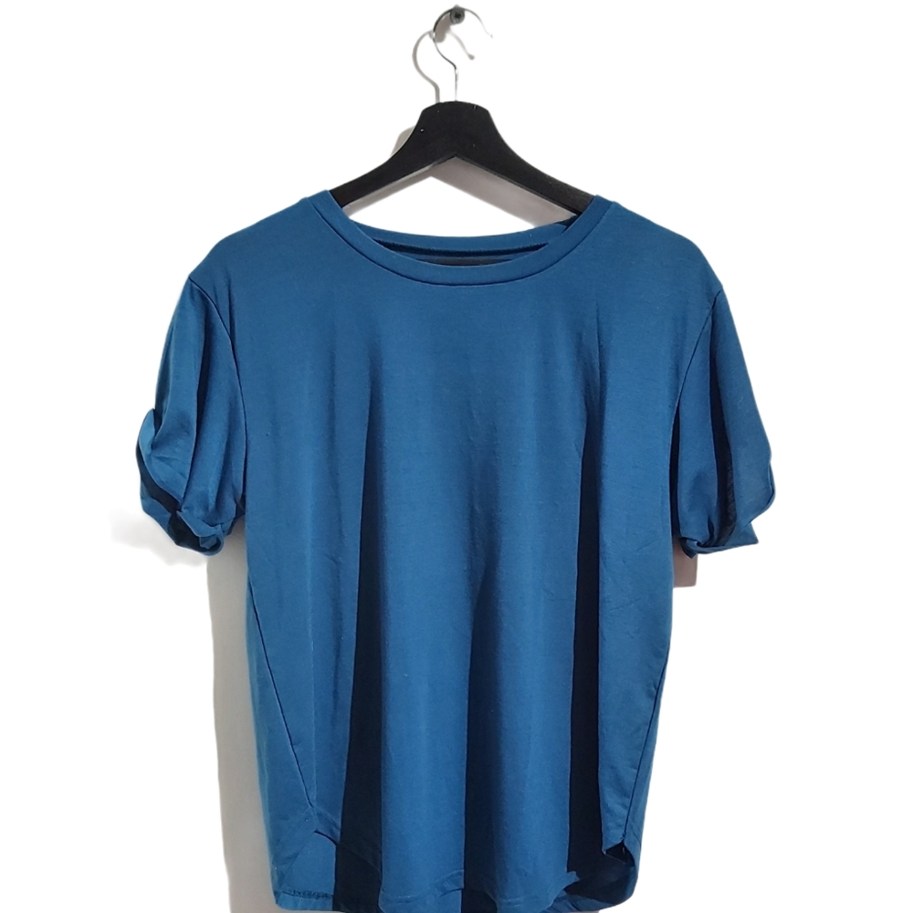 Romwe blue tee-shirt